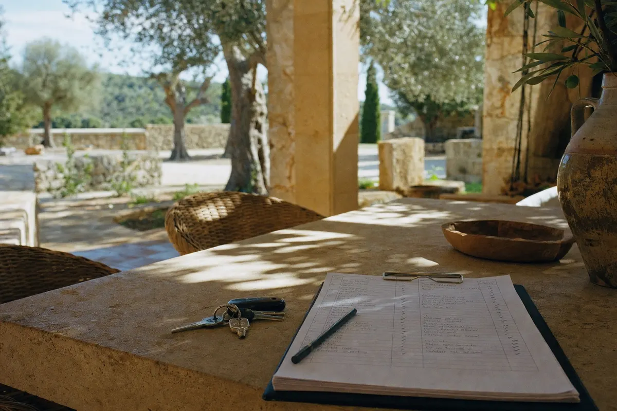 Key holding & villa checks · Mallorca